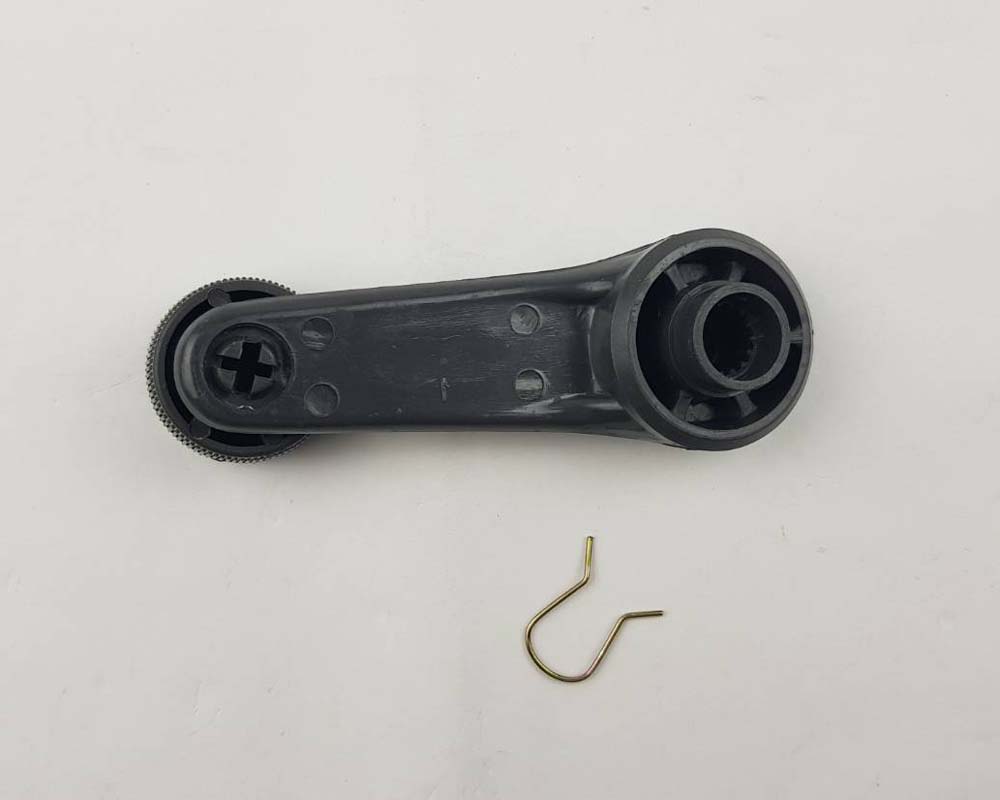 Window Crank Handle Pair for Toyota Hilux Pickup RN20 / RN25 / RN30 / LN40 — Gray, view 3