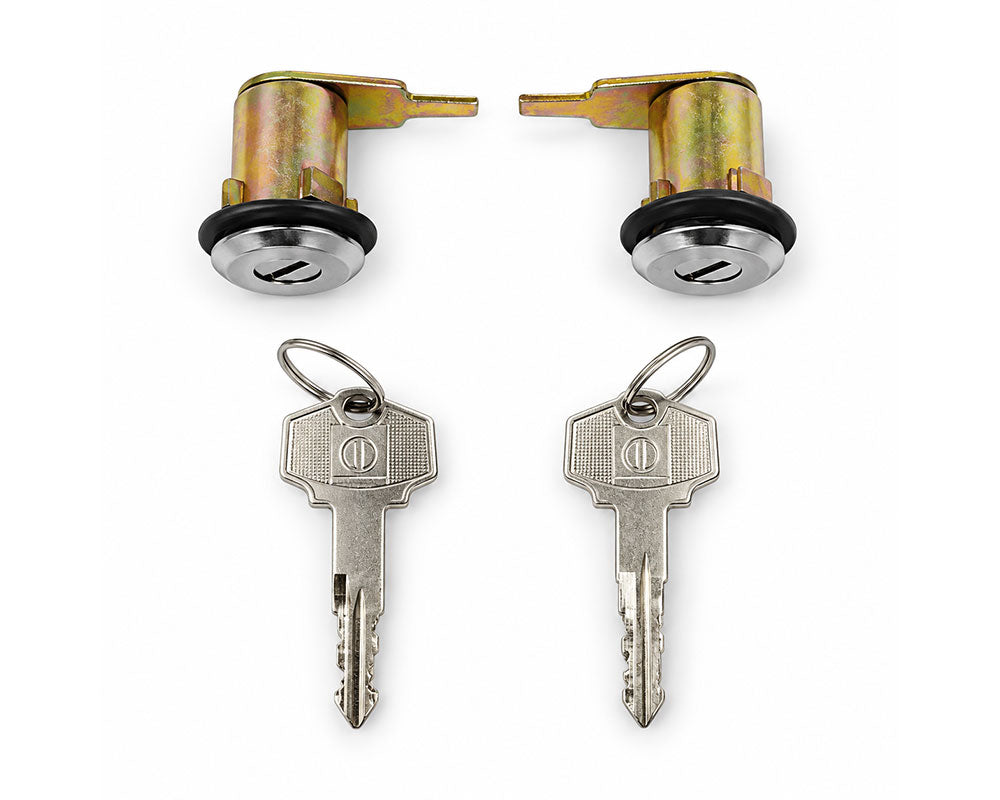 Door Lock Cylinder Pair with Keys for Datsun / Nissan 720 - LH & RH