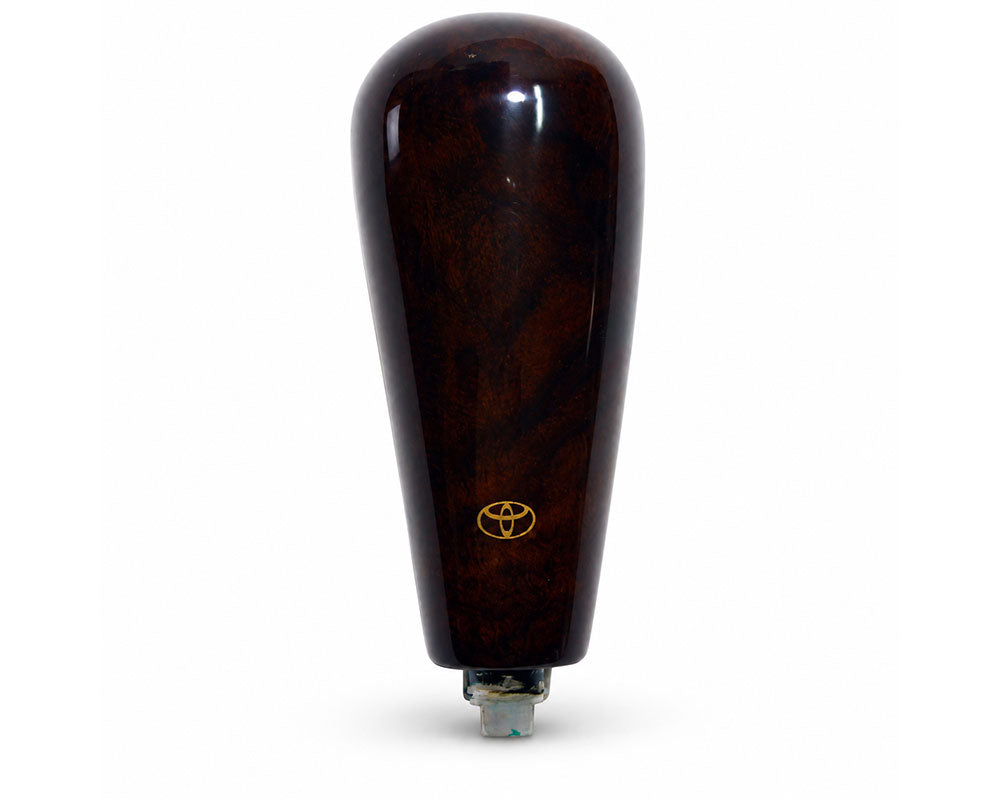 Toyota Automatic Gear Shift Knob – Woodgrain – Dark Reddish Brown Woodgrain – Genuine – view 2