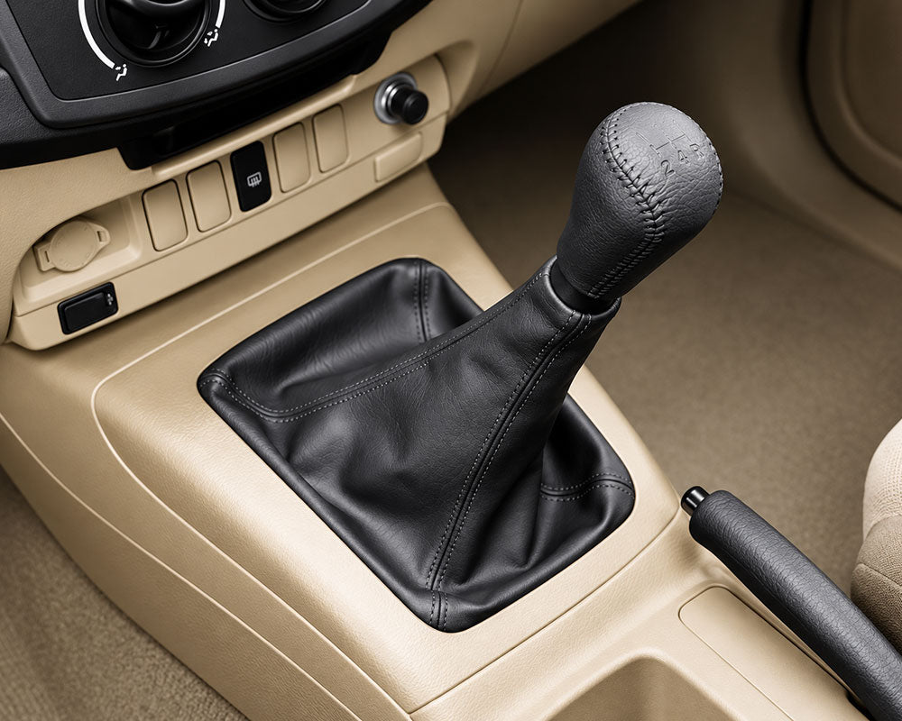 Toyota Innova Manual Gear Shift Knob – Leather – Dark Grey – Genuine – view 2