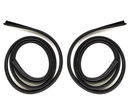 Door Glass Run Channel Set - for Datsun 620 Pickup - LH + RH - 1972-1979 - 2 pcs - OEM 80337-B5001