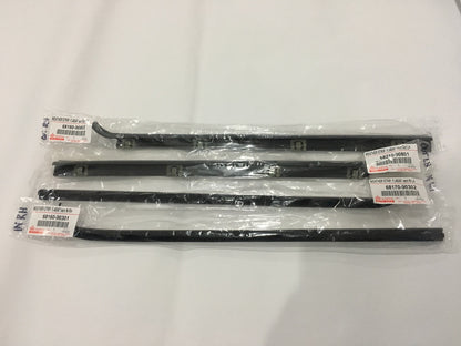 Weatherstrip Door Rubber Left+Right + Weatherstrip strip door belt rubber Left+Right+Inner+Outer for Toyota Land Cruiser FJ40 BJ40