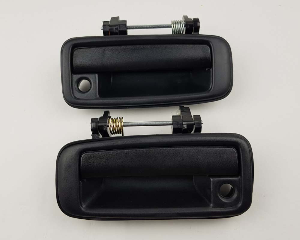 Front Exterior Door Handle - for Toyota Corolla E90 / Sprinter - Black - OEM 69220-12110 / 69210-12110 – product photo 1