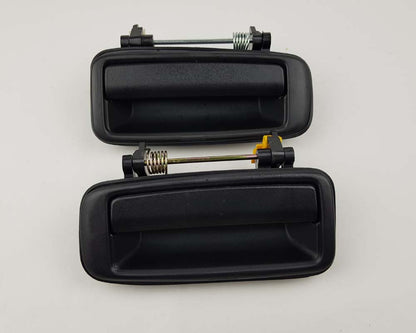 Rear Exterior Door Handle - for Toyota Corolla E90 / Sprinter / Carib - Black - OEM 69240-12110 / 69230-12110 – product photo 1