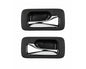 Interior Door Handle - for Honda Accord CB 1990-1993 - Chrome Lever / Black Housing