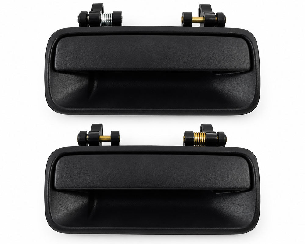 Rear Exterior Door Handle for Honda Civic Sedan / Wagon - Black - Pair (LH + RH)