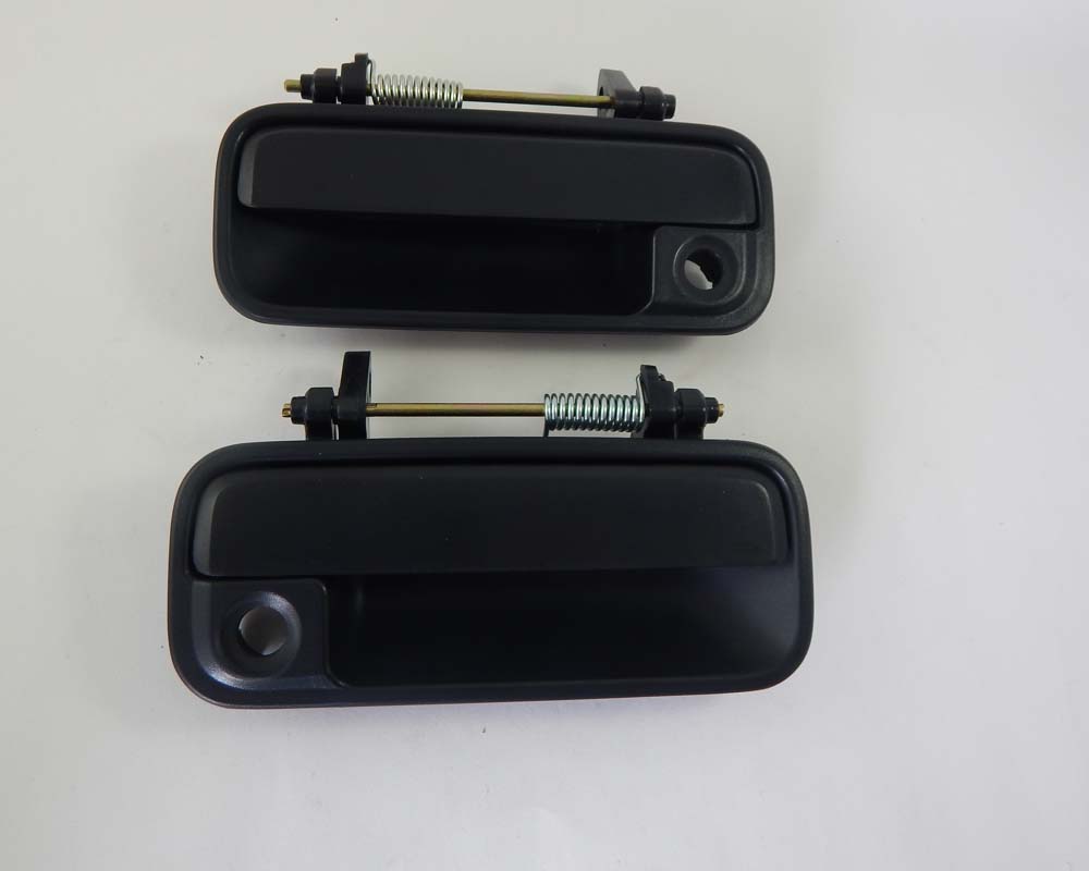 Front Exterior Door Handle for Honda Accord CB Sedan - Black - Pair (LH + RH)