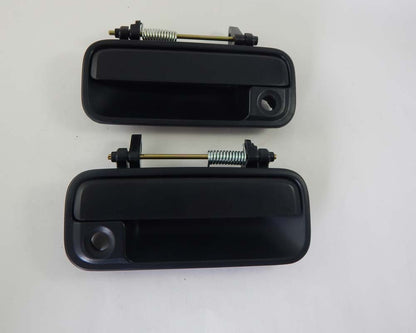 Front Exterior Door Handle for Honda Accord CB Sedan - Black - Pair (LH + RH)