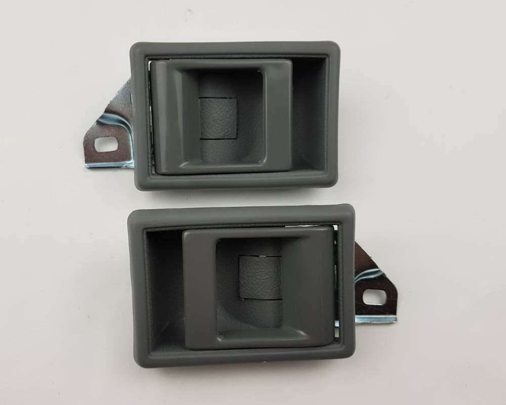 Interior Door Handle for Mitsubishi L200 Cyclone Pickup - Gray - Pair (LH + RH)