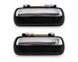 Toyota Carina II / Corona ST171 1987-1992 Rear Exterior Door Handle Chrome / Black Pair (LH + RH)