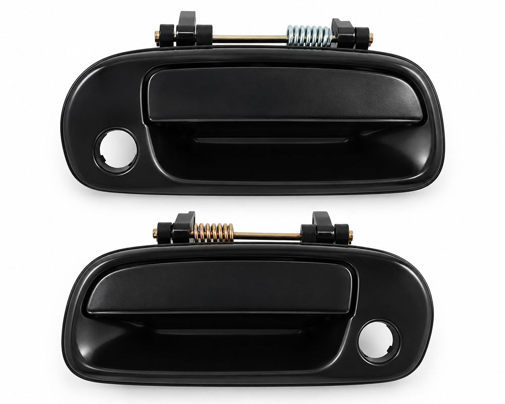 Toyota Carina E / Corona ST191 Front Exterior Door Handle Black Pair (LH + RH)