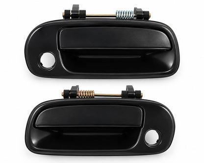Toyota Carina E / Corona ST191 Front Exterior Door Handle Black Pair (LH + RH)
