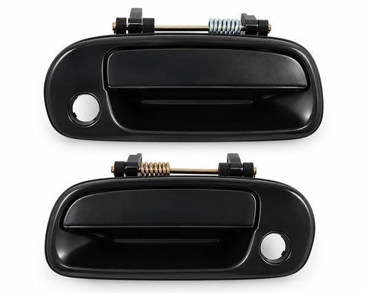 Toyota Carina E / Corona ST191 Front Exterior Door Handle Black Pair (LH + RH)