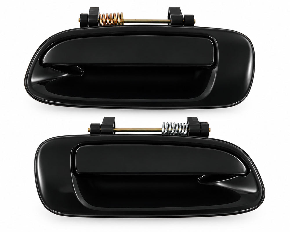 Toyota Carina E / Corona ST191 Rear Exterior Door Handle Black Pair (LH + RH)