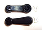 Window Crank Handle Pair for Toyota Hilux Pickup RN20 / RN25 / RN30 / LN40 — Black