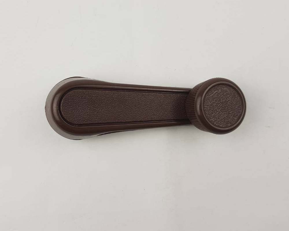 Window Crank Handle Pair for Toyota Hilux Pickup RN20 / RN25 / RN30 / LN40 — Brown, view 2