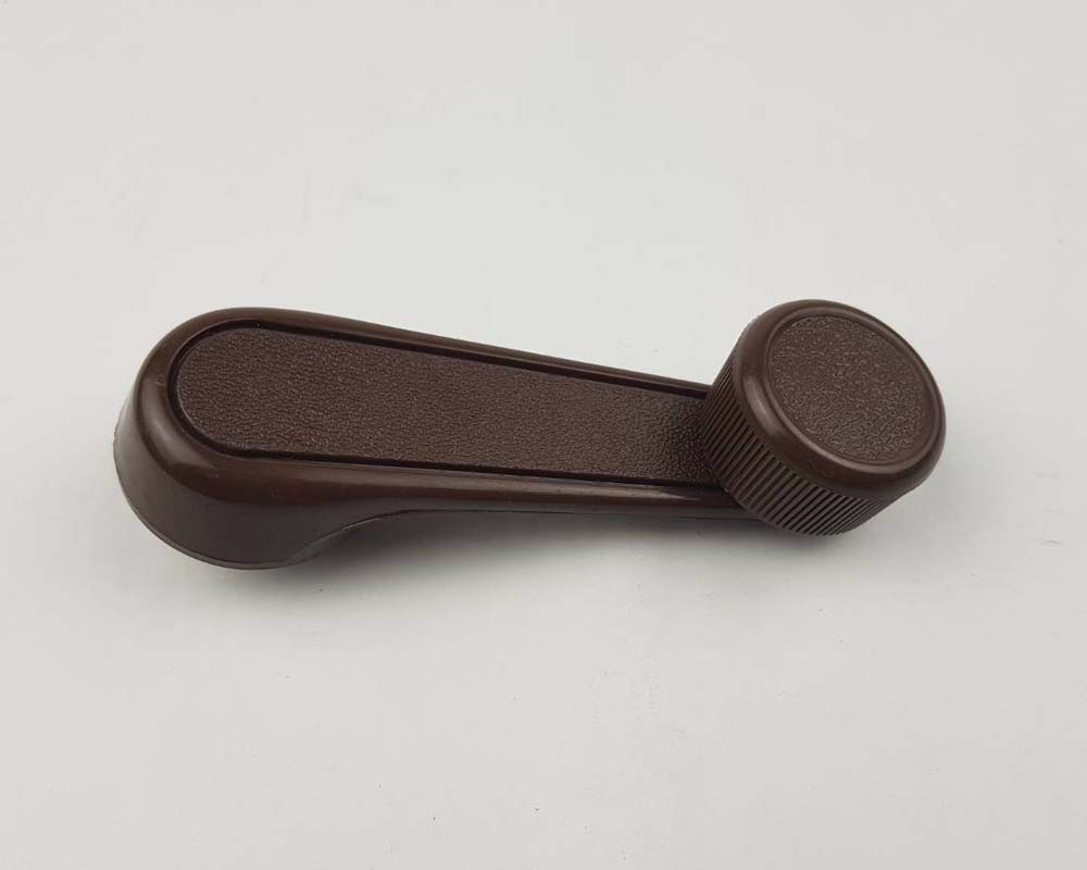 Window Crank Handle Pair for Toyota Hilux Pickup RN20 / RN25 / RN30 / LN40 — Brown, view 3