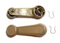 Window Crank Handle Pair for Toyota Hilux Pickup RN20 / RN25 / RN30 / LN40 — Beige, view 1