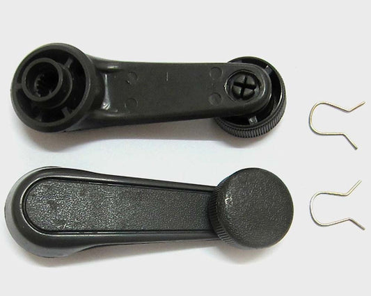 Window Crank Handle Pair for Toyota Hilux Pickup / 4Runner / T100 LN85 / LN90 / LN106 – Gray — Gray