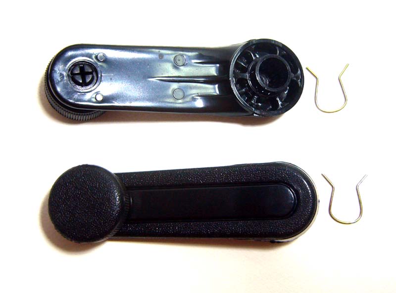 Window Crank Handle Pair for Toyota Corolla KE70 / TE71 — Black