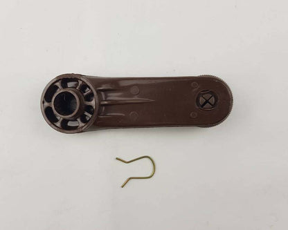Window Crank Handle Pair for Toyota Corolla KE70 / TE71 — Brown, view 3