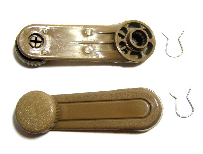 Window Crank Handle Pair for Toyota Corolla KE70 / TE71 — Beige, view 1
