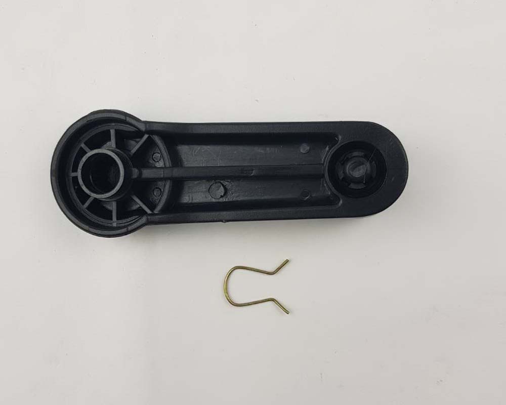 Window Crank Handle Pair for Nissan D21 Hardbody / Navara Pickup / Pathfinder 1986–1997 — Black, view 3