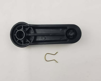 Window Crank Handle Pair for Nissan D21 Hardbody / Navara Pickup / Pathfinder 1986–1997 — Black, view 3