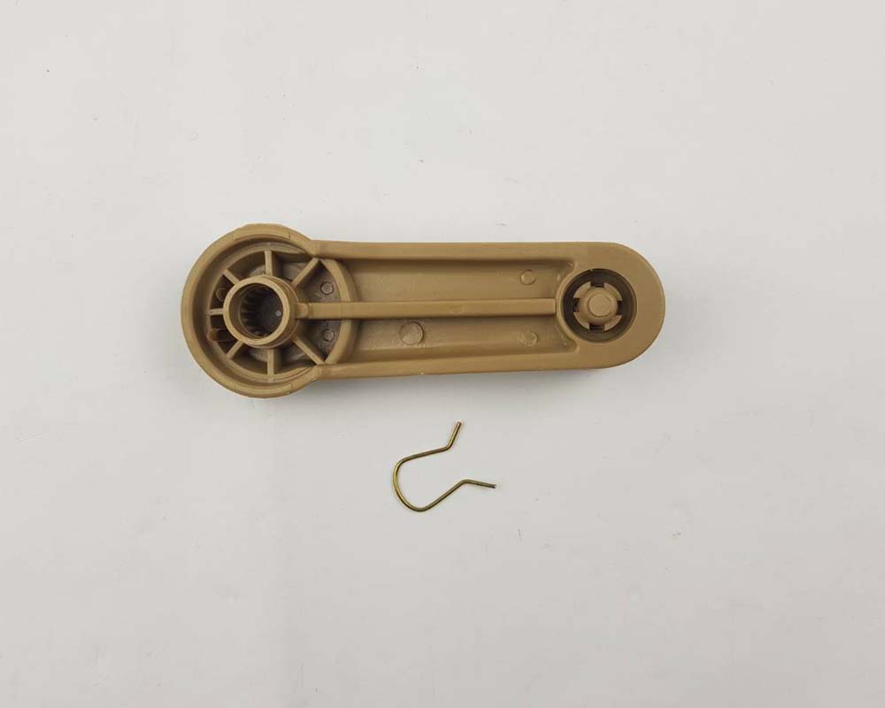 Window Crank Handle Pair for Nissan D21 Hardbody / Navara Pickup / Pathfinder 1986–1997 — Beige, view 3