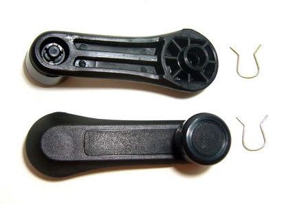 Window Crank Handle Pair for Isuzu TFR Pickup — Black
