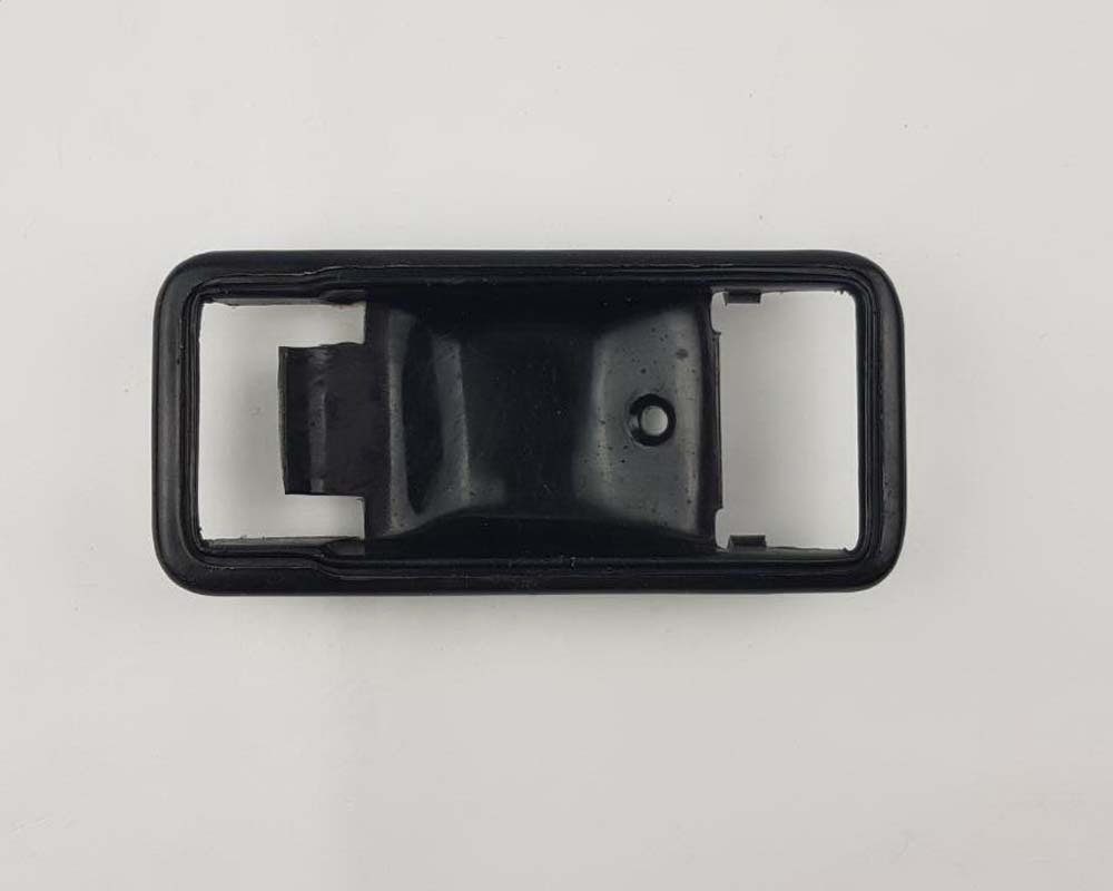 Black inner door handle bezel detail 1 for Toyota Celica TA22 / TA23 / RA21 / RA28