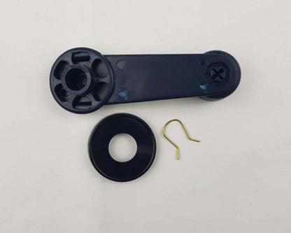 Window Crank Handle Pair with Escutcheons for Mitsubishi L200 Cyclone Pickup K14 / K34 — view 3