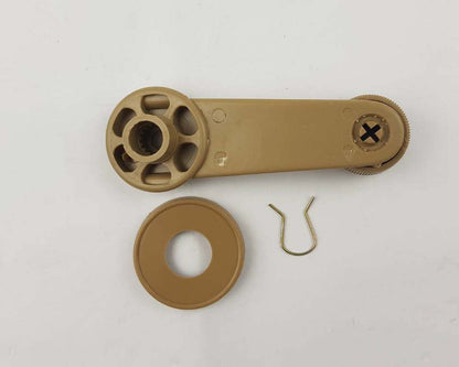Window Crank Handle Pair with Escutcheons for Mitsubishi L200 Cyclone Pickup K14 / K34 — view 6