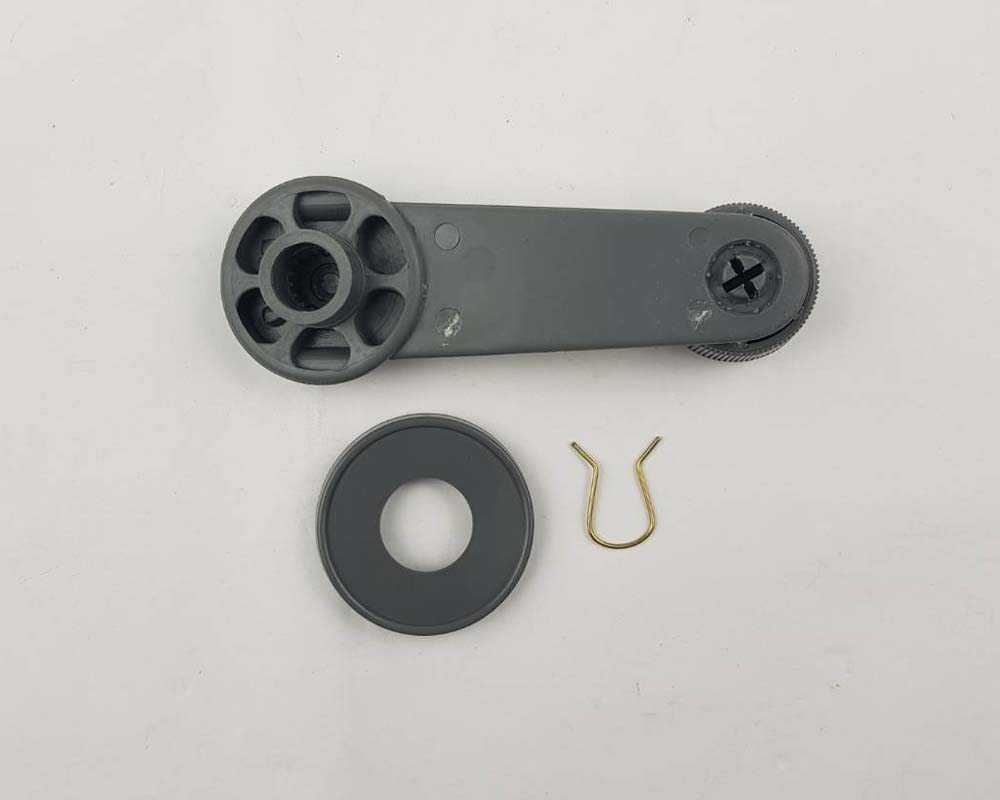 Window Crank Handle Pair with Escutcheons for Mitsubishi L200 Cyclone Pickup K14 / K34 — view 9