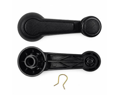 Window Crank Handle Pair for Isuzu NPR115 / Rocky / S250 – Black