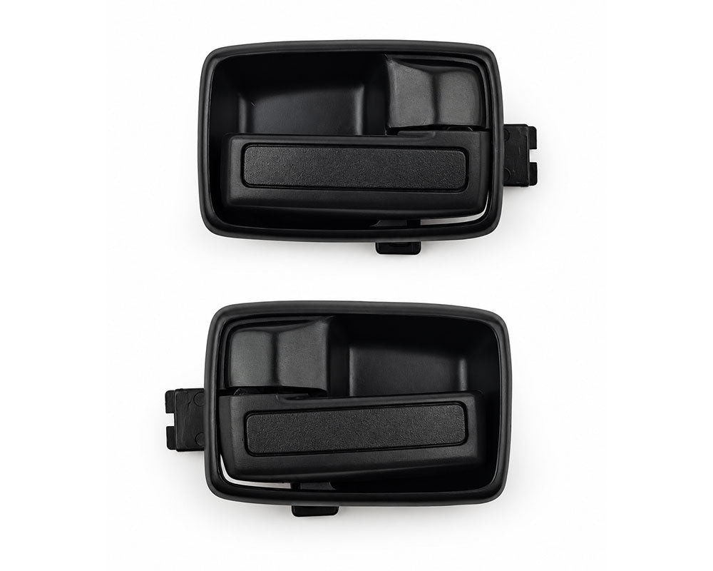 Front Interior Door Handle Assembly - for Isuzu KBZ Pickup - Black - LH / RH / Pair