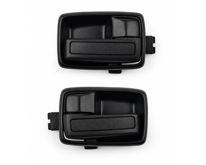 Front Interior Door Handle Assembly - for Isuzu KBZ Pickup - Black - LH / RH / Pair