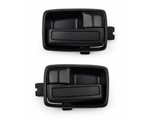 Front Interior Door Handle Assembly - for Isuzu KBZ Pickup - Black - LH / RH / Pair