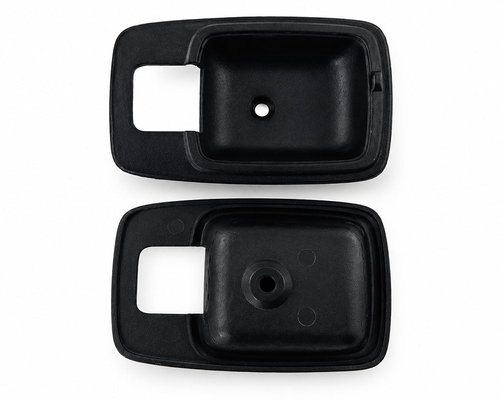 Inner Door Handle Bezel Set - for Datsun 620 Pickup - LH + RH - Black - 2 pcs