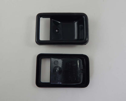 Black inner door handle bezel pair for Toyota Corolla / Sprinter KE70 / AE70 / AE71 / TE72