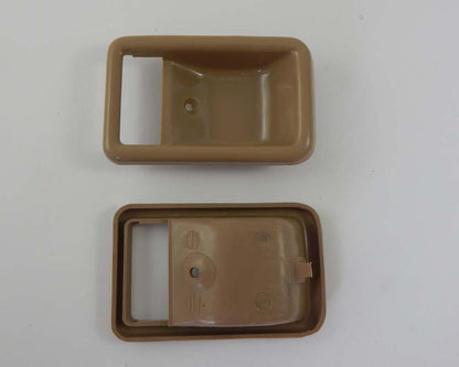 Beige inner door handle bezel pair for Toyota Corolla KE70 / KE71 / TE72 / TE73