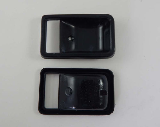 Black inner door handle bezel pair for Toyota Corona / Carina / Crown RT100 / RT104 / TA40 / MS88