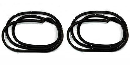 Weatherstrip Door Rubber Left+Right + Weatherstrip strip door belt rubber Left+Right+Inner+Outer for Toyota Land Cruiser FJ40 BJ40