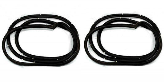 Weatherstrip Door Rubber Left+Right + Weatherstrip strip door belt rubber Left+Right+Inner+Outer for Toyota Land Cruiser FJ40 BJ40