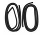 Front Door Weatherstrip Rubber Pair for Datsun Bluebird 510 2-Door Sedan 1967-1972 - OEM 80831-26502 80830-26502