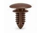 10Pcs Door Trim Board Retainer Clips for Toyota - Brown - Approx. 16mm Head