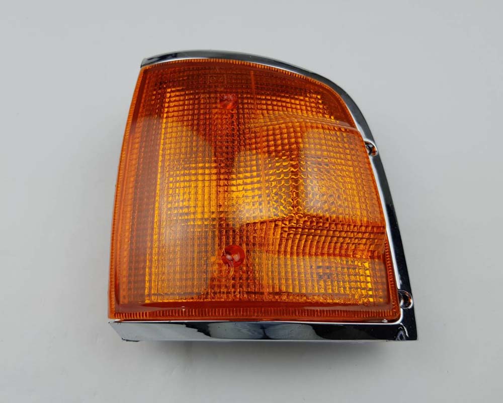 Front Corner Turn Signal Light - for Isuzu TFR Pickup 1989–1995 - Amber Lens - Chrome Frame - LH – OEM 8-94434-570 - additional view 3