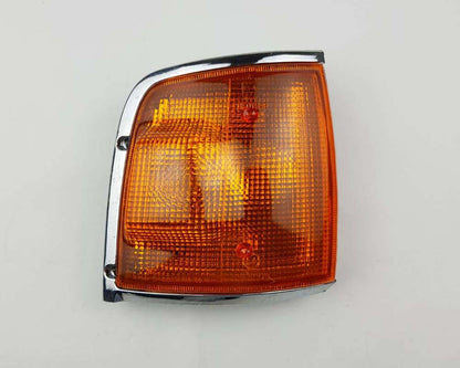Front Corner Turn Signal Light - for Isuzu TFR Pickup 1989–1995 - Amber Lens - Chrome Frame - RH – OEM 8-94434-569