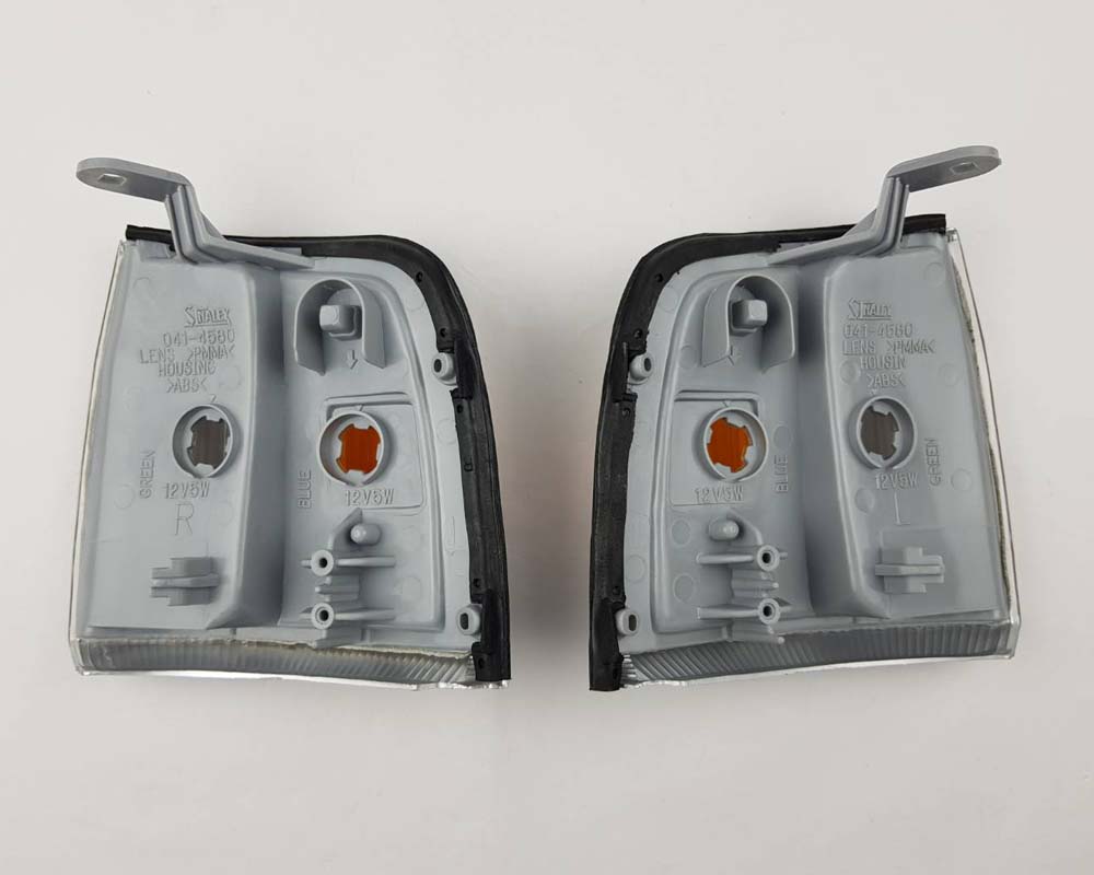 Front Corner Turn Signal Light - for Isuzu TFR Pickup 1995–1996 - Clear / Amber Lens - LH + RH Pair – OEM 8-97111-482-A / 8-97111-481-A - additional view 2