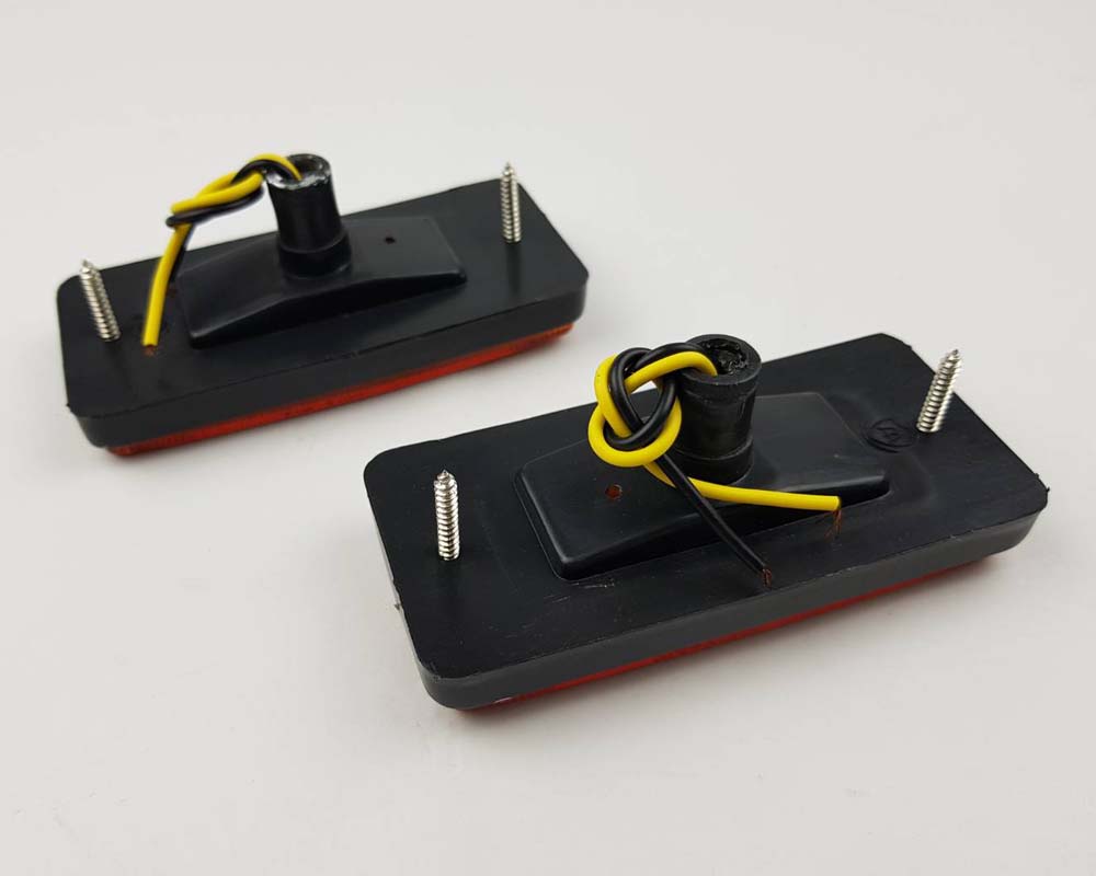 Side Marker Turn Signal Light - for Isuzu Faster KB20 / Chevrolet LUV Pickup 1977–1980 - Amber Lens - LH + RH Pair – OEM 5-82210-092-2 / 5-82210-091-2